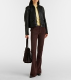 Stouls Pawlonia suede flared pants