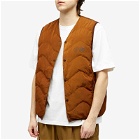 Purple Mountain Observatory Men's Quilted Vest in Monks Robe