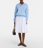 Polo Ralph Lauren Cotton-blend fleece polo sweatshirt