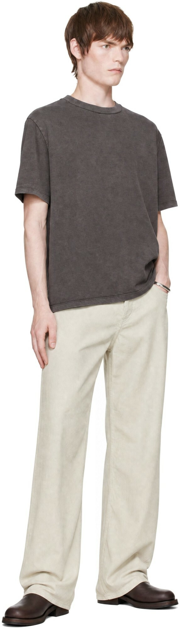 Sunflower Off-White Loose Trousers