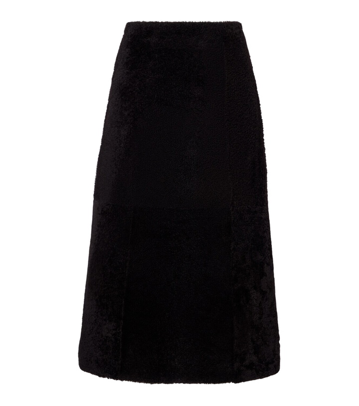 Photo: Yves Salomon Shearling maxi skirt