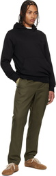 Moncler Black Tonal Back Logo Cotton Hoodie