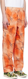 AAPE by A Bathing Ape Orange Camo Cargo Pants