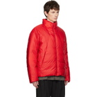 Veilance Red Conduit Down Jacket
