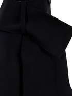 Courreges Dress Scarf Mockneck in Black