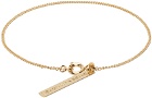 Dries Van Noten Gold Curb Chain Bracelet