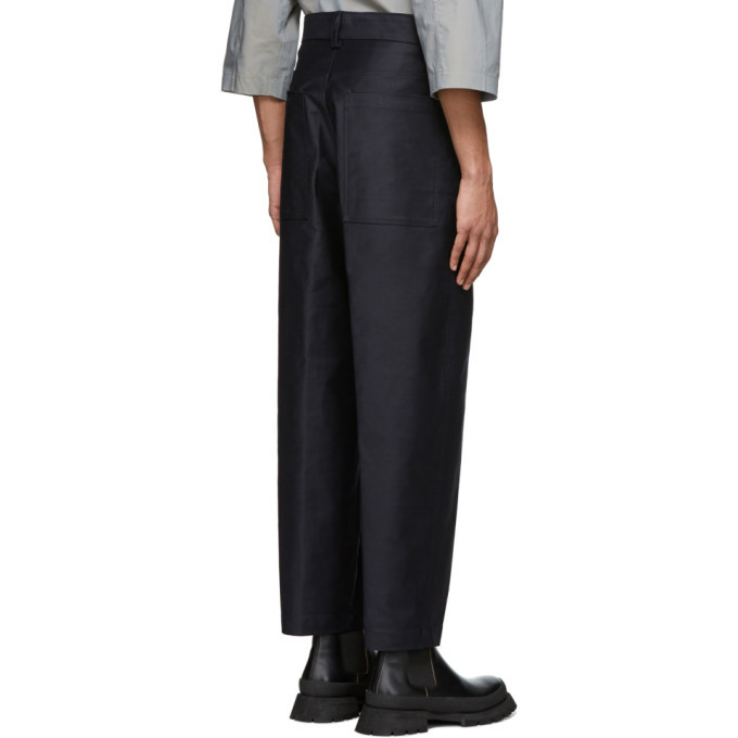 Jil Sanderand Navy Patch Pockets Trousers