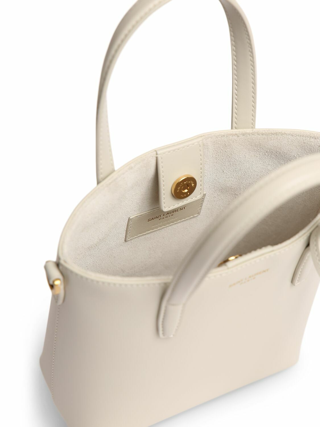 SAINT LAURENT Mini Toy Leather Shopping Bag Saint Laurent