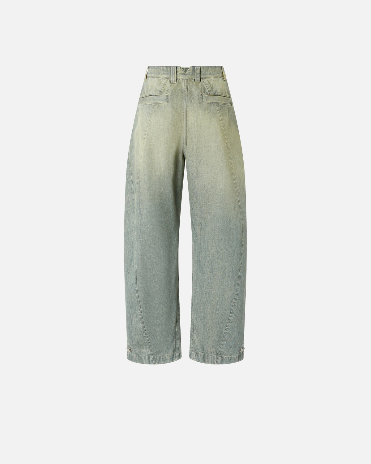 Pinko Vintage Denim P Pants Jeans With Balloon Leg Light Vintage Wash