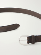 MORJAS - The Belt 2.5cm Nubuck Belt - Brown
