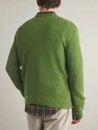 Folk - Waffle-Knit Sweater - Green