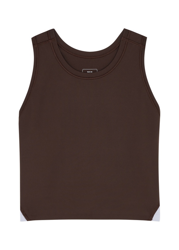 Photo: ON Movement Stretch-jersey bra top Brown