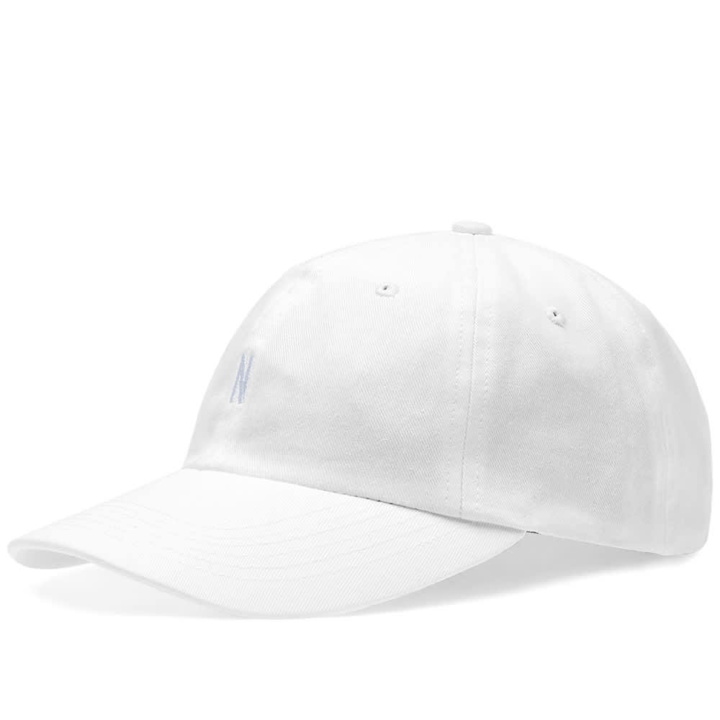 Photo: Norse Projects Twill Sports Cap White