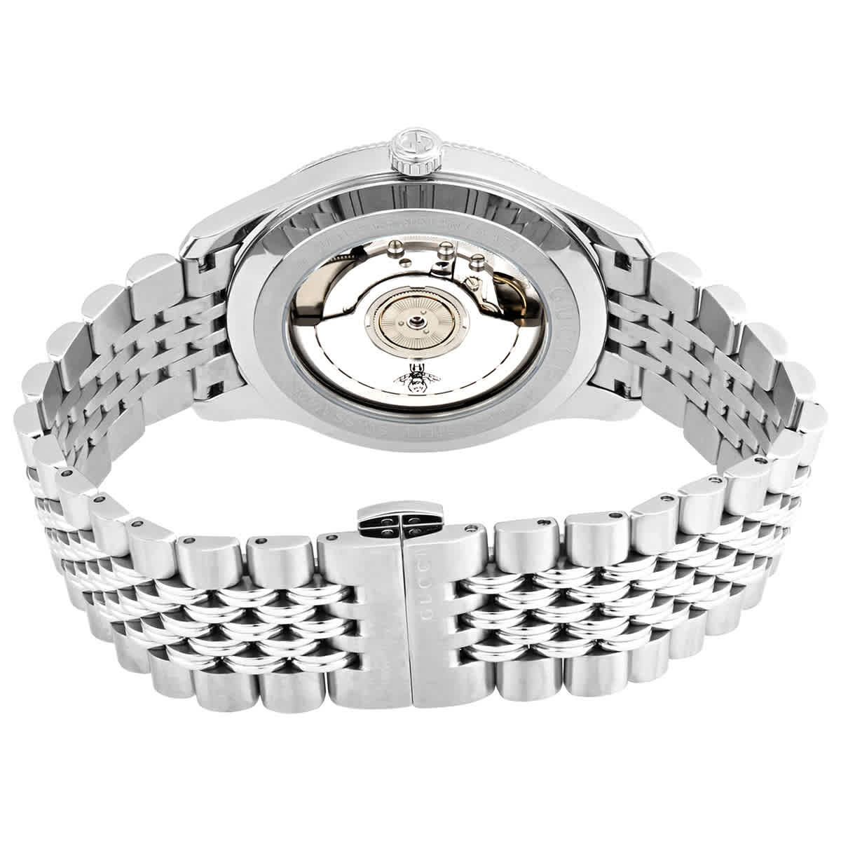 Gucci G-Timeless Automatic Silver Dial Mens Watch YA126354 Gucci