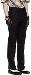 Ernest W. Baker SSENSE Exclusive Black Cuffed Trousers