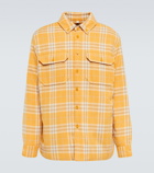 Burberry - Checked wool and cotton overshirt