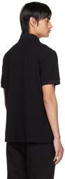 Versace Jeans Couture Black Panel Polo