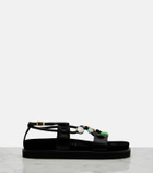 Loewe Paula's Ibiza Pebble Beads leather sandals