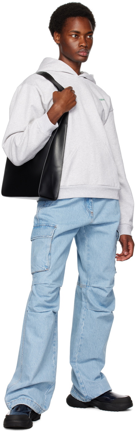 Coperni Gray Printed Hoodie