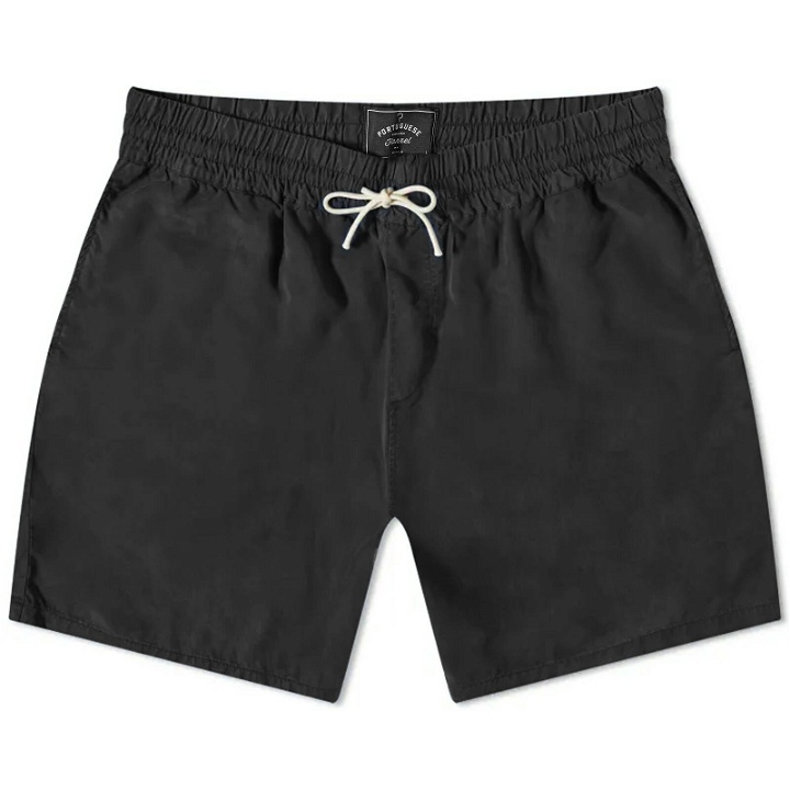 Photo: Portuguese Flannel Men's Dogtown Shorts in Black
