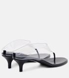 Magda Butrym 45 leather-trimmed thong sandals