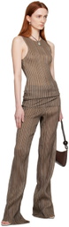 Ludovic de Saint Sernin Brown Mermaid Trousers