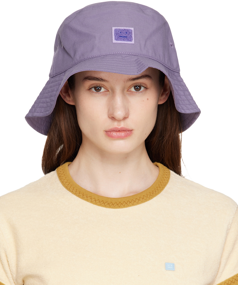 Acne Studios Purple Heat Reactive Bucket Hat Acne Studios display picture 2