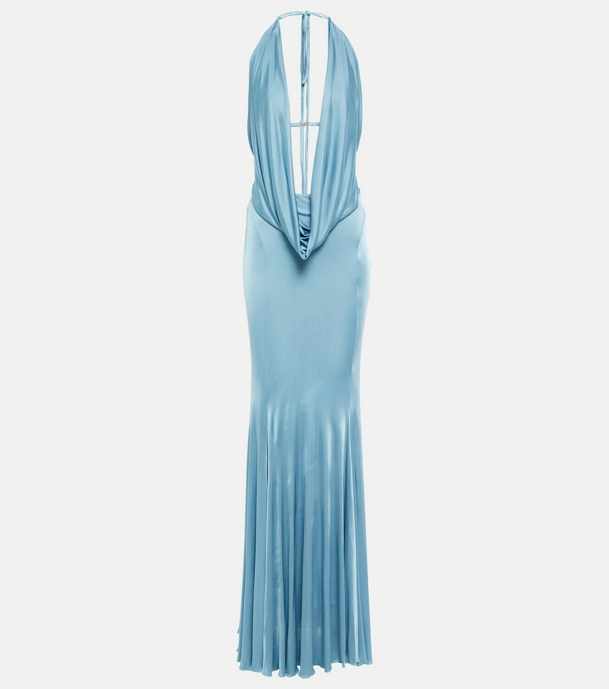 Blumarine Openback satin gown Blumarine