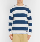 Neighborhood - Striped Cotton-Jersey T-Shirt - Men - Blue