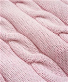 Brooks Brothers Men's Supima Cotton Pastel Tennis Sweater | Pink