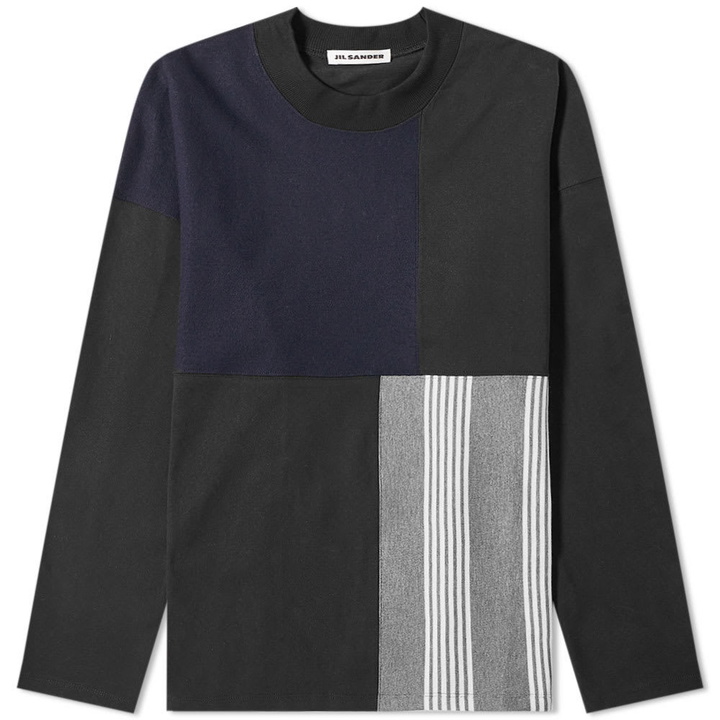 Photo: Jil Sander Long Sleeve Patchwork Tee