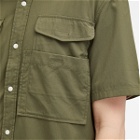 Barbour Men's Lisle Safari Short Sleeve Shirt in Mid Olive