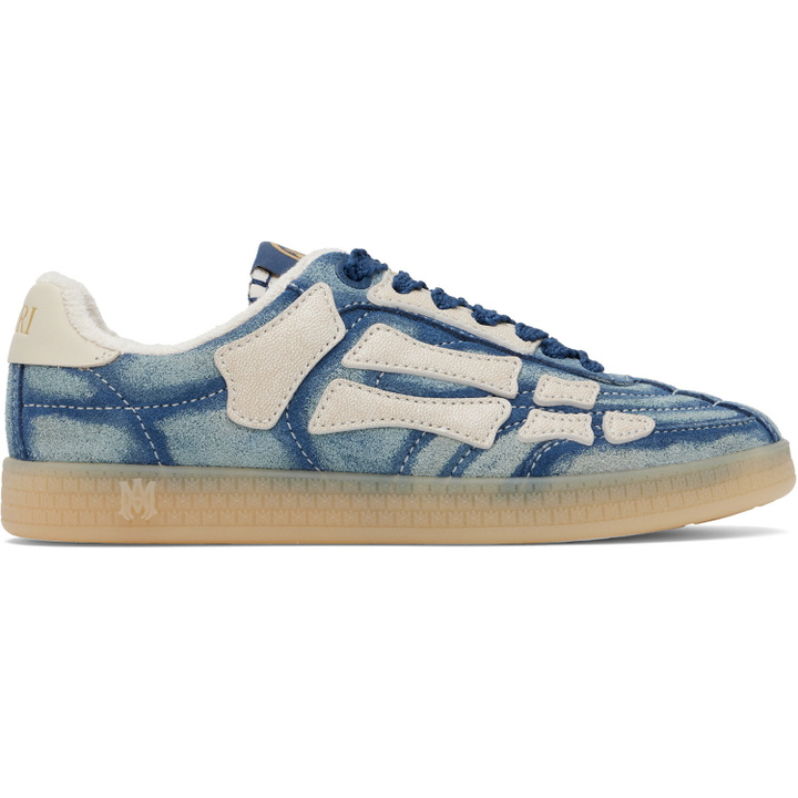 Photo: AMIRI Blue Pacific Football Sneakers