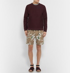 Valentino - Printed Cotton Shorts - Men - Beige