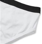 TOM FORD - Two-Pack Stretch-Cotton Briefs - White