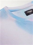 Fendi - Printed Cotton-Jersey T-Shirt - Multi