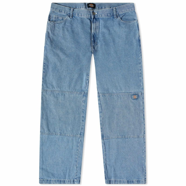 Photo: Dickies Men's Double Knee Denim Pant in Light Wash