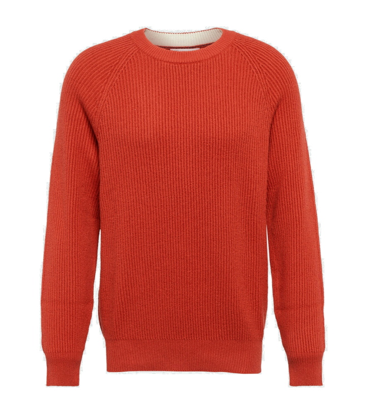 Photo: Brunello Cucinelli - Ribbed-knit cotton sweater