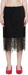 Cecilie Bahnsen Black CBbria Midi Skirt