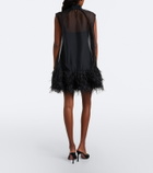Simkhai Shirya fringed organza minidress