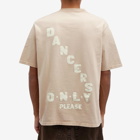 Magic Castles Men's Dancers Only T-Shirt in Light Fawn