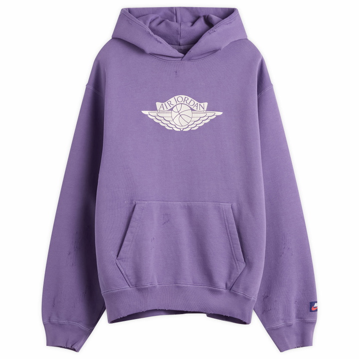 Photo: Air Jordan Men's Rare Air Pullover Fleece Hoodie in Purple Earth