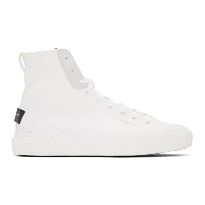 Photo: Givenchy White Tennis Light Mid-Top Sneakers