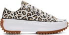 Converse Off-white Leopard Run Star Hike Low Sneakers