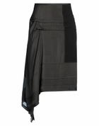 Lemaire Womens Midi skirt Charcoal