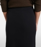 The Row Ivera silk-blend chiffon slip skirt