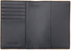 Bottega Veneta Navy Intrecciato Passport Holder