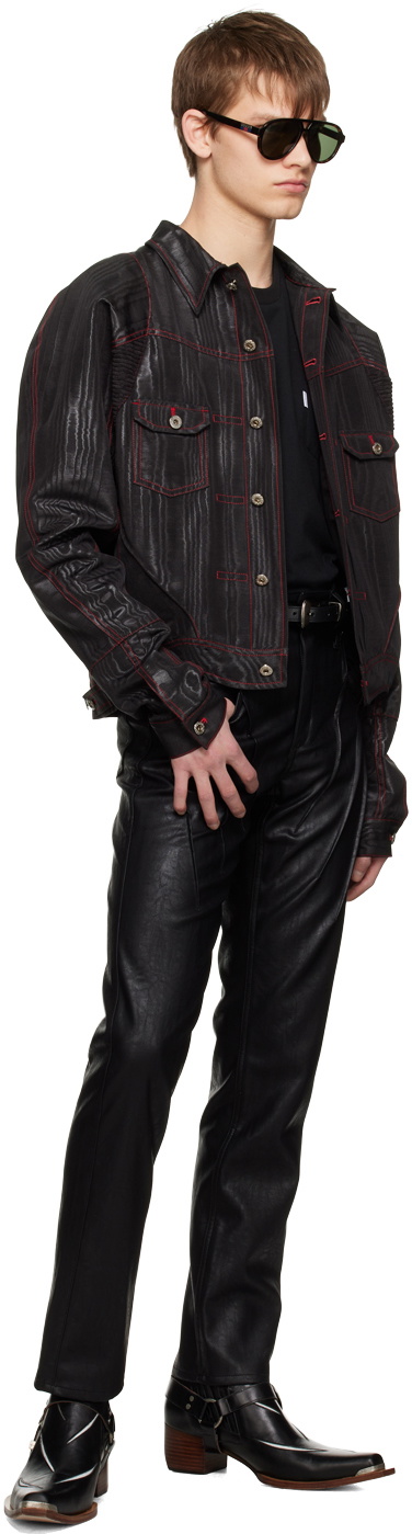 Juntae Kim Black Pourpoint Jacket