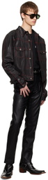 Juntae Kim Black Pourpoint Jacket