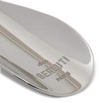 Berluti - Scritto Leather and Stainless Steel Shoehorn Fob - Silver